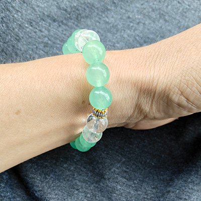 clear quartz bracelet