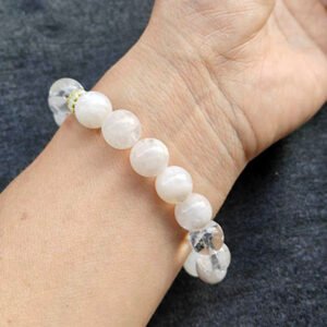 white moonstone bracelet