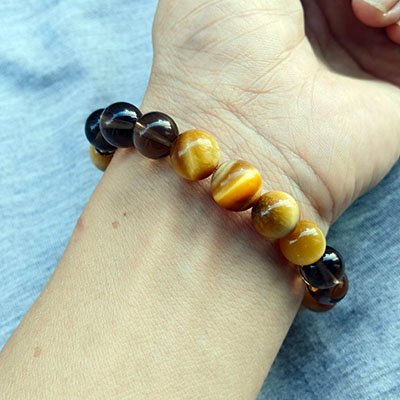 smoky quartz bracelet