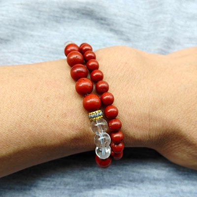 red jasper bracelet